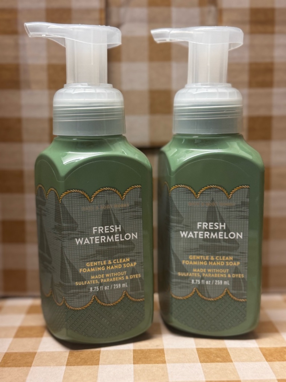 NEW B&BW (2) Fresh Watermelon Foaming Hand Soaps 8.75 fl oz each